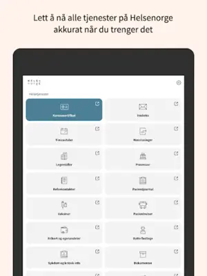 Helsenorge android App screenshot 1