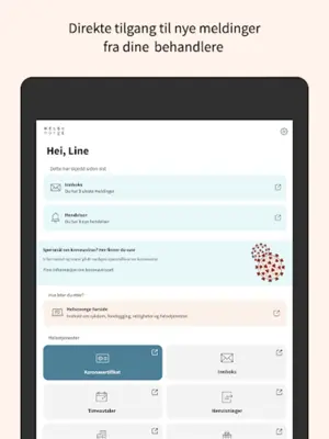 Helsenorge android App screenshot 2