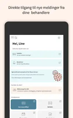 Helsenorge android App screenshot 8
